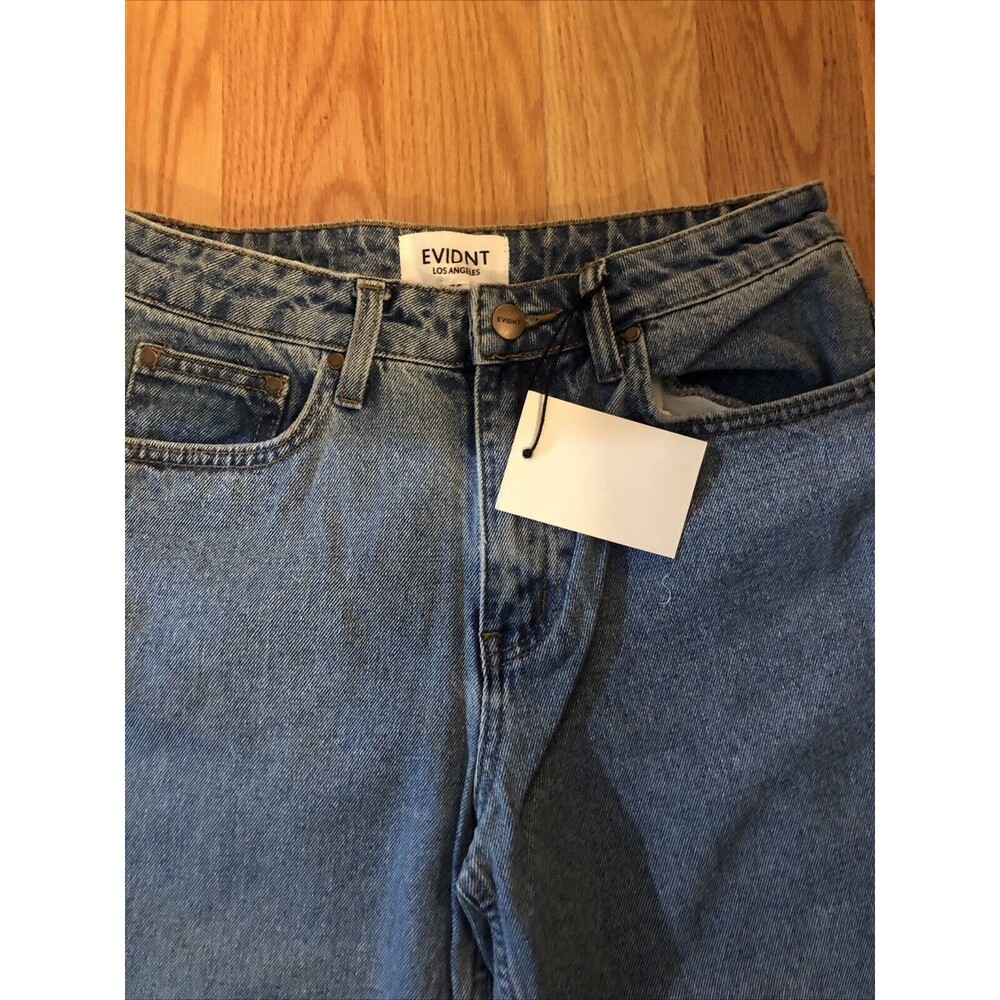 Evidnt Los Angeles Jeans Women's Size 26 Retro VTG Hype NWT 90s Y2K Fray Anthro - Picture 2 of 9